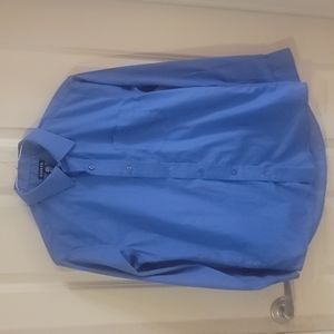 French blue button down dress shirt (small)